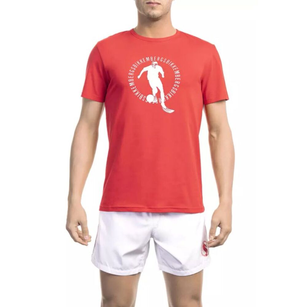 Bikkembergs Black Cotton Men Men's T-shirt